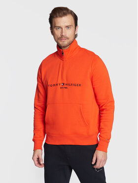 Tommy Hilfiger Tommy Hilfiger Sweatshirt Logo MW0MW20954 Orange Regular Fit