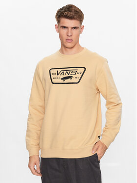 Vans Vans Pulóver Mn Full Patch Crew Ii VN0A45CI Bézs Classic Fit