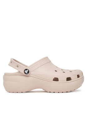 Crocs Crocs Παντόφλες Classic Platform Clog 206750 Μπεζ