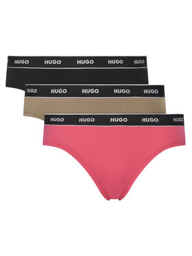 HUGO HUGO Set 3 perechi de chiloți de damă clasici 50480157 Colorat