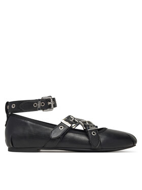Buffalo Buffalo Ballerine Daphne Mary Buckle 1620029 Nero