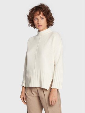 Marella Marella Sweter Vadet 33661829 Beżowy Oversize