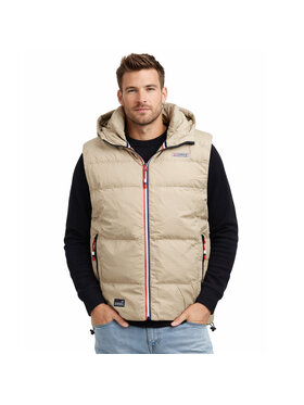 Geographical Norway Geographical Norway Kamizelka WZ6241H/GN-BEIGE Beżowy Reglan Fit