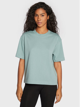 Gina Tricot Gina Tricot T-Shirt Basic 10469 Niebieski Regular Fit