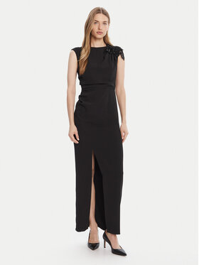 Rinascimento Rinascimento Večernja haljina CFC0020094002 Crna Slim Fit