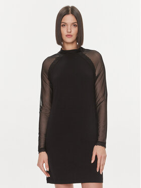 Liu Jo Liu Jo Коктейлна рокля 5F3120 J5360 Черен Regular Fit