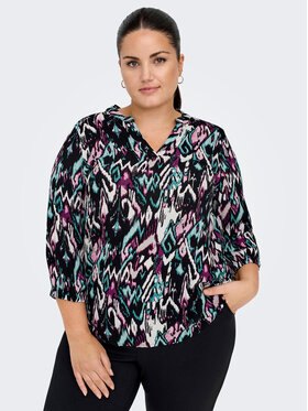 ONLY Carmakoma ONLY Carmakoma Μπλουζάκι Alona 15302035 Μαύρο Regular Fit