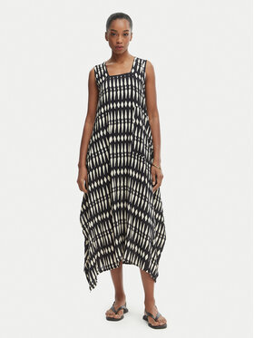 Iconique Iconique Sommerkleid Elsie IC26-111 Schwarz Regular Fit