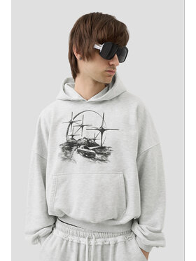 2005 2005 Bluza Mountain Drift Szary Oversize