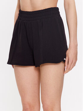 Guess Guess Szorty sportowe Dalya V3GD07 KAIJ1 Czarny Loose Fit