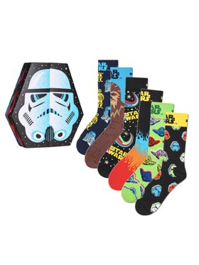 Happy Socks Happy Socks Skarpety wysokie Star Wars Czarny