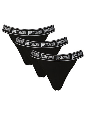 Just Cavalli Just Cavalli Komplet stringów 80PAJU01 CJUT2 Czarny
