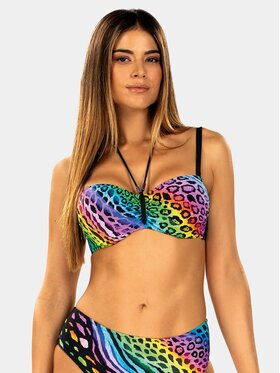 Feba Feba Bikini pezzo sopra FG13 Multicolore