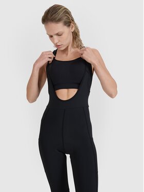 4F 4F Szorty rowerowe 4FWSS25TFTIF331-20S Czarny Slim Fit