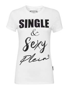PHILIPP PLEIN PHILIPP PLEIN T-Shirt 3169 Biały Regular Fit