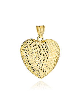 Fugart Fugart Naszyjnik Zawieszka złota diamentowane serce FUG6-31-Z00512-2 Złoty
