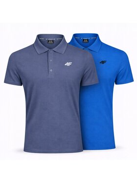 4F 4F Polo Z-0770-2-O Biały Regular Fit