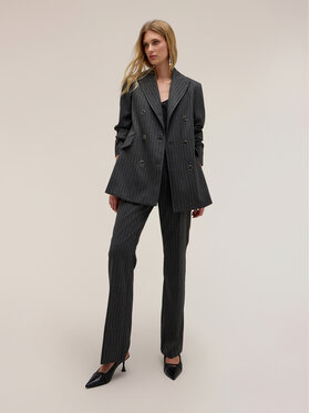 Motivi Motivi Spodnie materiałowe P287Q004985N0S3 Szary Flare Fit