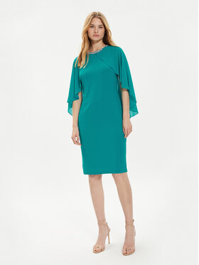 Joseph Ribkoff Joseph Ribkoff Koktejlové šaty 242731 Tyrkysová Slim Fit