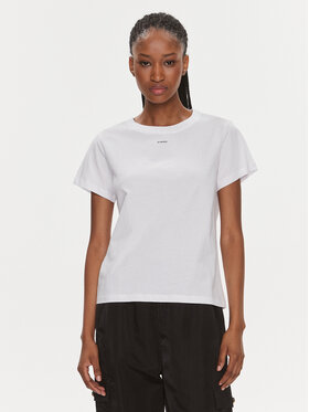 Pinko Pinko T-Shirt 100373 A1N8 Λευκό Regular Fit