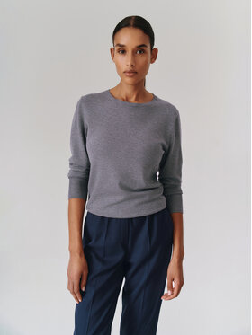 TATUUM TATUUM Sweter SKIMI Szary Classic Fit
