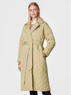 Tommy Hilfiger Tommy Hilfiger Prechodný kabát Sorona Quilted WW0WW35090 Béžová Regular Fit