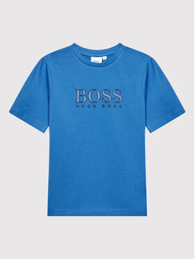 Boss Boss T-Shirt J25N30 M Niebieski Regular Fit