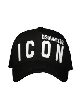 Dsquared2 Dsquared2 Czapka z daszkiem BCM40412 05C 00001 Czarny