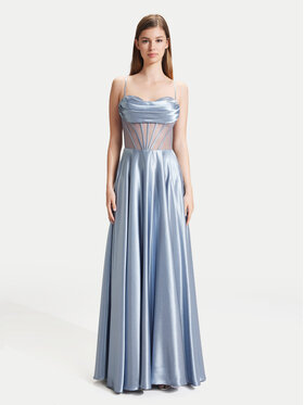 Hey Kyla Hey Kyla Vakarinė suknelė 5AG019HK Žydra Slim Fit