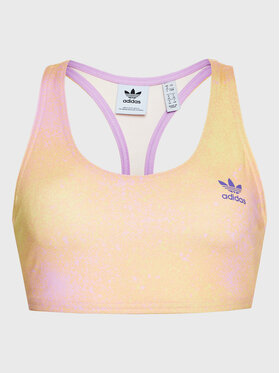 Adidas Top Allover HL6595 Žuta Slim Fit