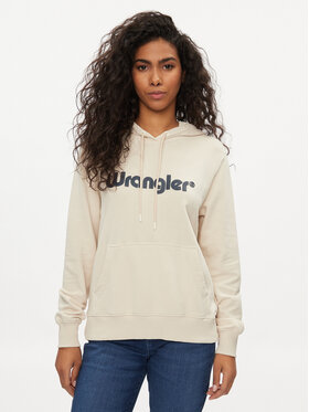 Wrangler Wrangler Μπλούζα 112350335 Εκρού Regular Fit