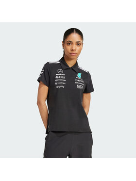adidas adidas Polo 148075 Czarny Regular Fit