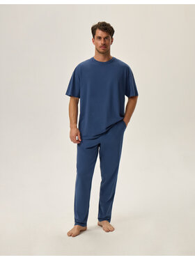 Henderson Henderson Piżama 42012 Niebieski Regular Fit