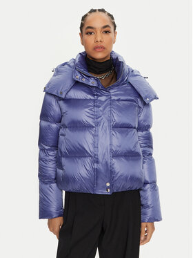 Patrizia Pepe Patrizia Pepe Kurtka puchowa 2O0050 A9M0 Fioletowy Regular Fit