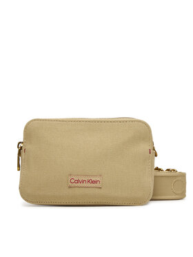 Calvin Klein Calvin Klein Käekott Webbing Strap Canvas Camera Bag LV04F3385G Beež