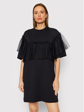 MSGM MSGM Robe de jour 3241MDA79 227298 Noir Relaxed Fit
