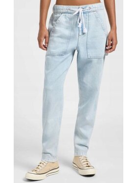 Lee Lee Jeansy Drawstring Pull On Niebieski Tapered Fit