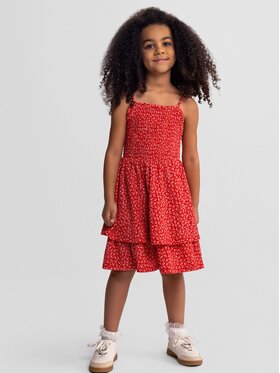 minoti minoti Sukienka codzienna 30DRESS156 Czerwony Regular Fit