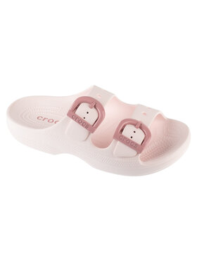 Crocs Crocs Ciabatte Saturday Enamel Buckle Sandal W Rosa