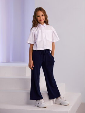 SLY SLY Koszula 4S-113 Biały Comfortable Fit