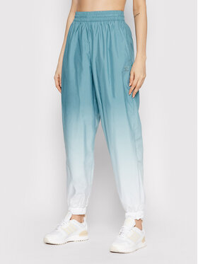 adidas adidas Παντελόνι φόρμας adicolor 3D Trefoil GN2850 Τυρκουάζ Loose Fit
