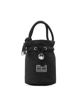 Tommy Jeans Tommy Jeans Дамска чанта Tjw Beach Summer Bucket Bag AW0AW14582 Черен