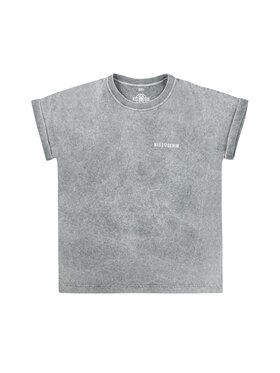 MissDenim MissDenim T-Shirt Oversize Washed Tee Szary Oversize