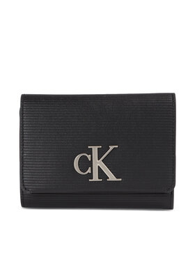 Calvin Klein Jeans Calvin Klein Jeans Portafoglio da donna Minimal Monogram Med Trifold T K60K611237 Nero