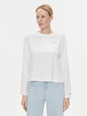 Tommy Hilfiger Tommy Hilfiger Palaidinė Mini Corp Logo WW0WW39784 Écru Relaxed Fit