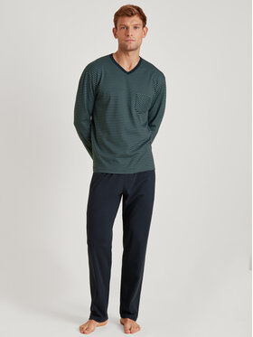 Calida Calida Pyžamo 41667 Tmavomodrá Regular Fit