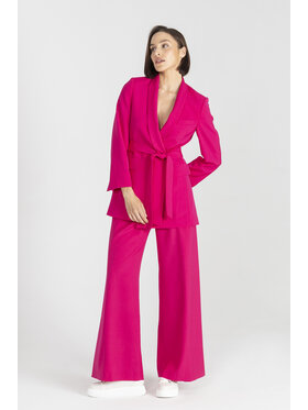 Deni Cler Milano Deni Cler Milano Spodnie materiałowe W-DC-5221-E2-H8-33-1 Różowy