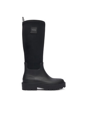 Calvin Klein Calvin Klein Holínky Rainboot High Rubber Neo HW0HW03180 Černá