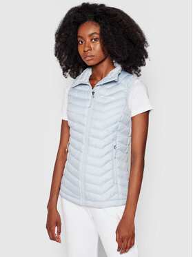 Columbia Columbia Bezrękawnik Powder Lite Vest 1757411 Błękitny Slim Fit