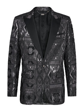 Billionaire Billionaire Marynarka 17071 Czarny Regular Fit